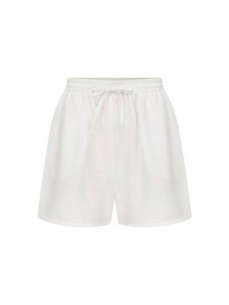 Rio beyaz on Rio White Linen Short