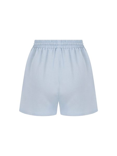 Rio mavi arka Rio Baby Blue Linen Short